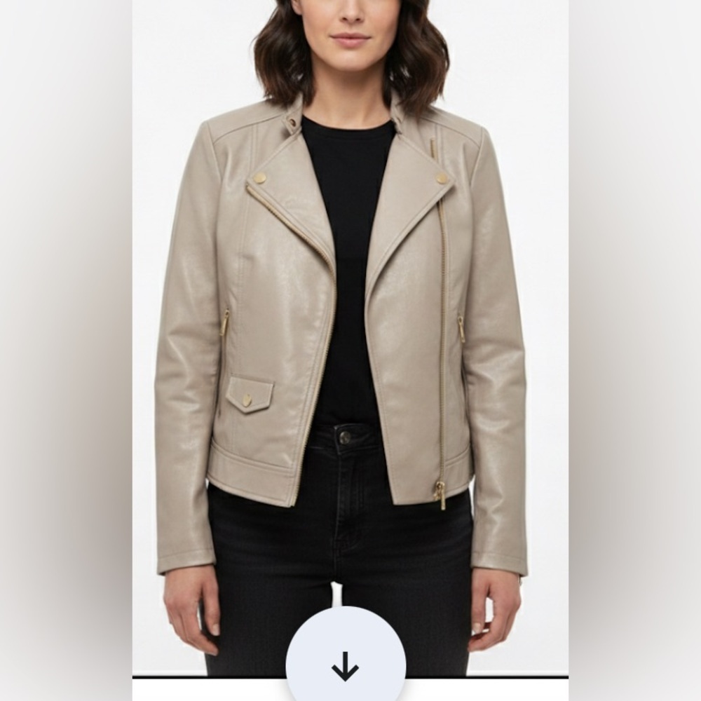 Women's Tan Leather Jacket